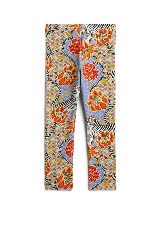 JU Indian Floral print leggings MULTICOLOR IJT200-JFQ79