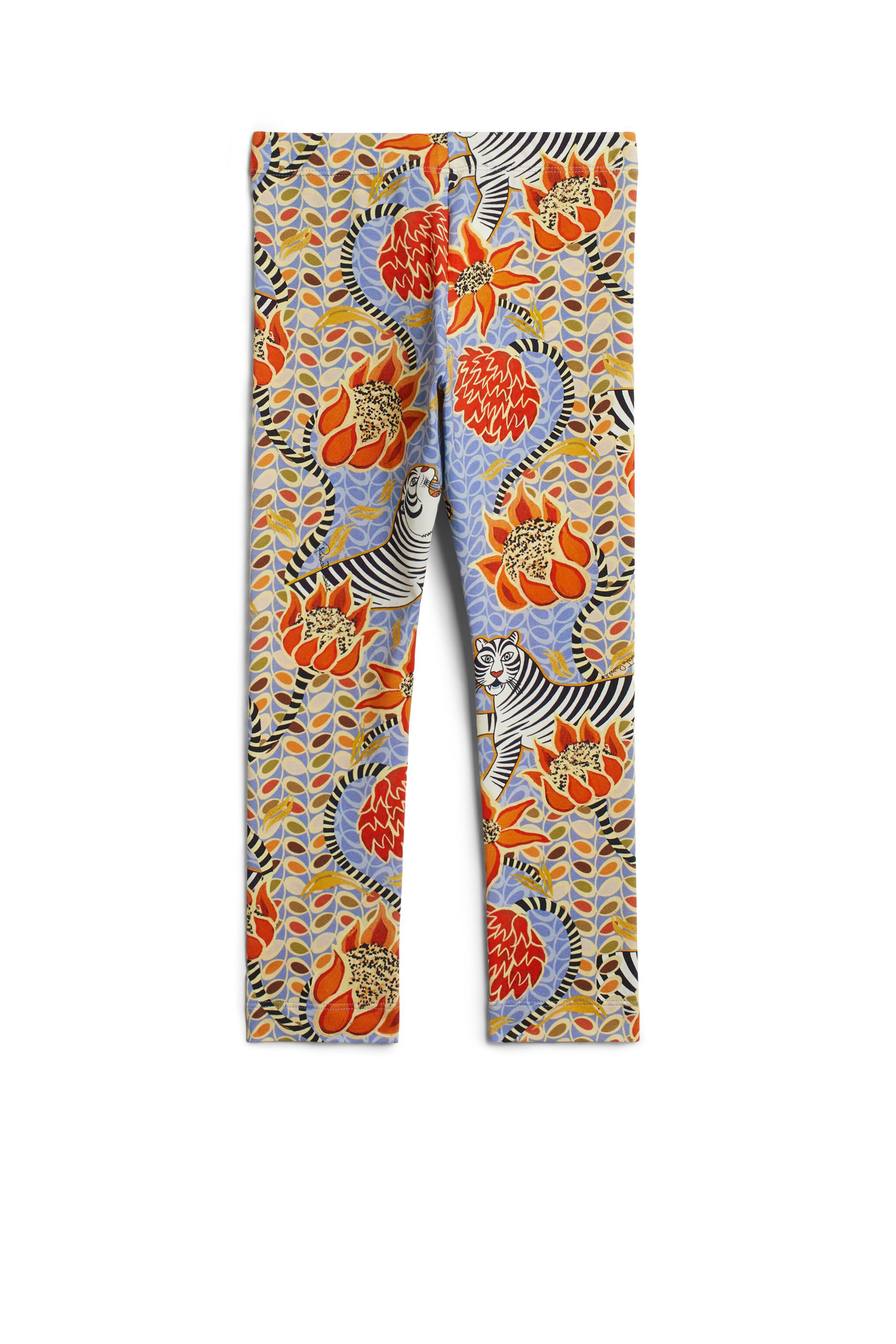 JU Indian Floral print leggings MULTICOLOR IJT200-JFQ79