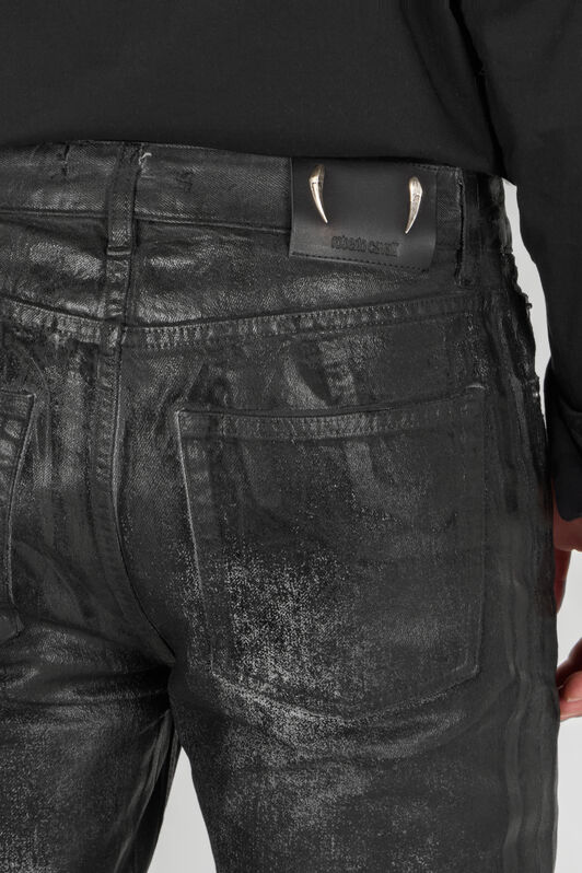 RC Used-effect pants Black URJ201-VT033
