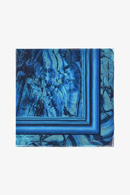 ${brand} Silk Shawl with Malachite Print ${colorDescription} ${masterID}