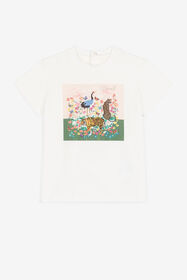 ${brand} T-shirt à imprimés fleurs et animaux ${colorDescription} ${masterID}