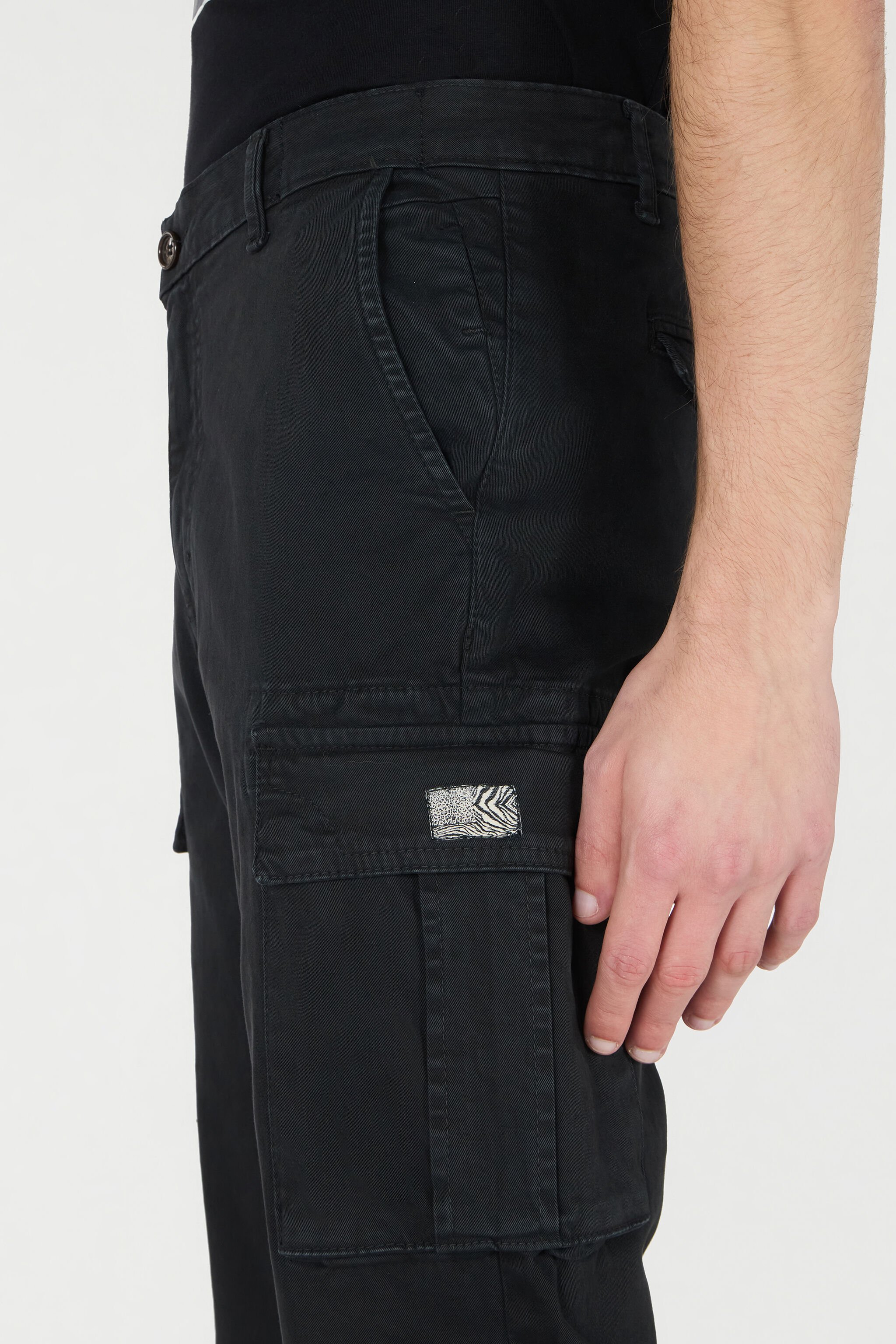 RC Pants With Functional Pockets Black POT20C-FA003