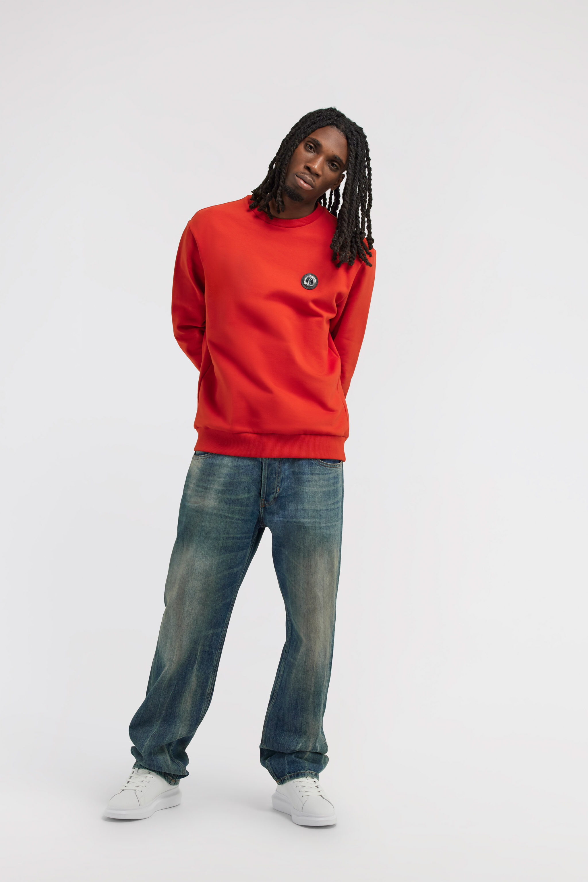JC Just Cavalli Sweatshirt Red TFT053-TF070