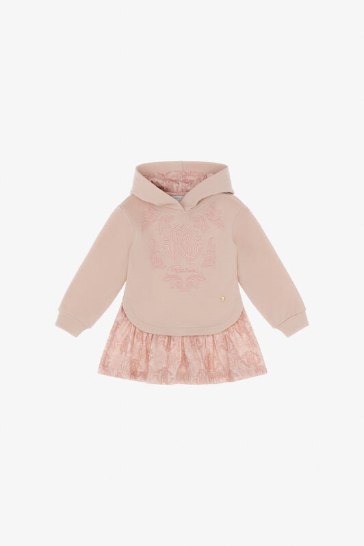 JU Abito con Logo RC Rosa TJT102-CF050