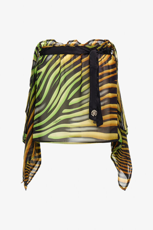 RC Zebra Print Skirt TIGER GREEN KSW00E-7GI20