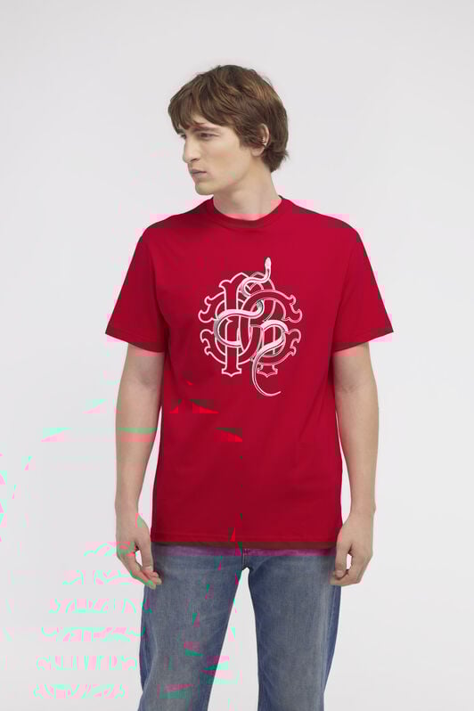 RC T-shirt with Snake print RC T-shirt with Snake print Rot NOT60T-JD060