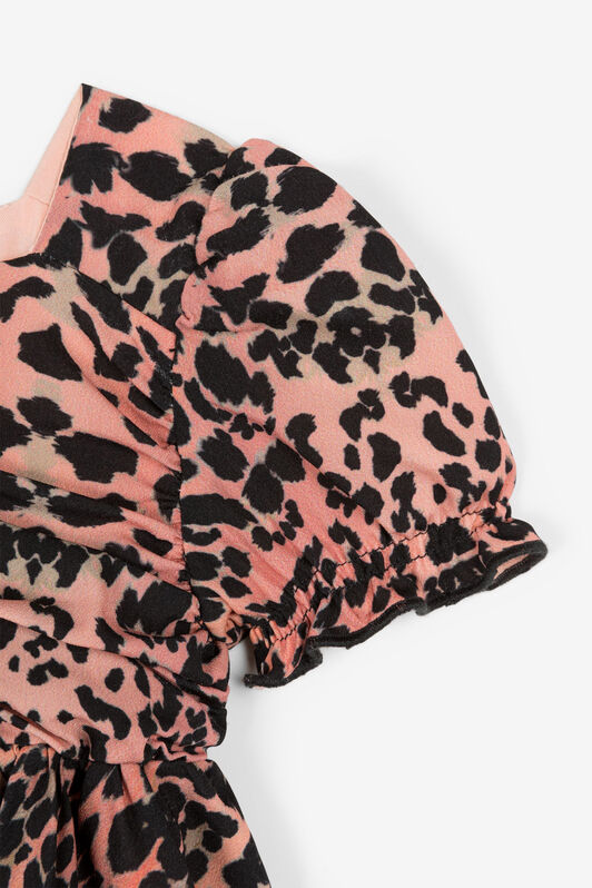 JU Leopard-Print Dress JU Leopard-Print Dress Pink OJT113-HD000