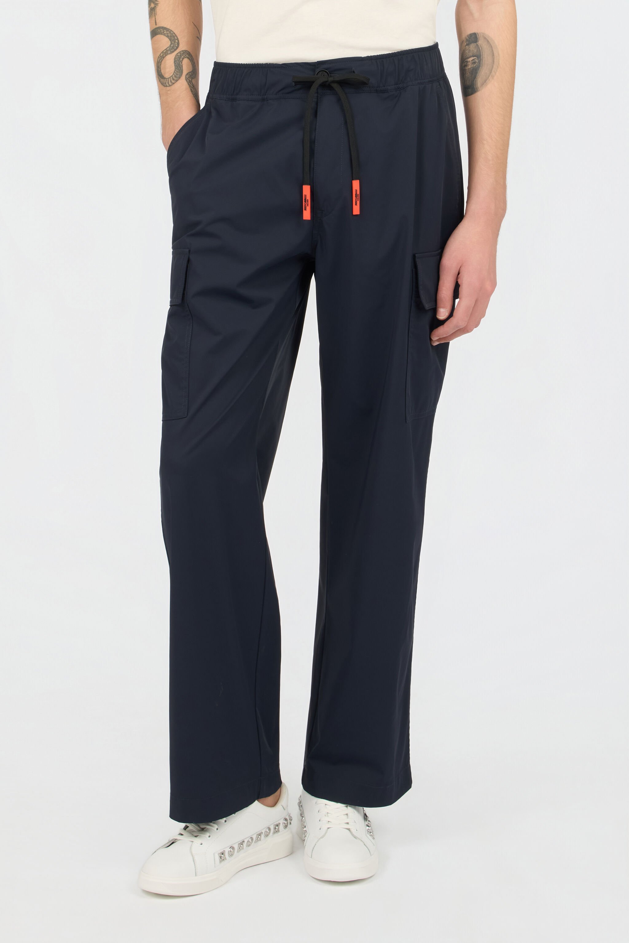 JC Navy Blue Trousers CHICORY BLU WFT007-WF008