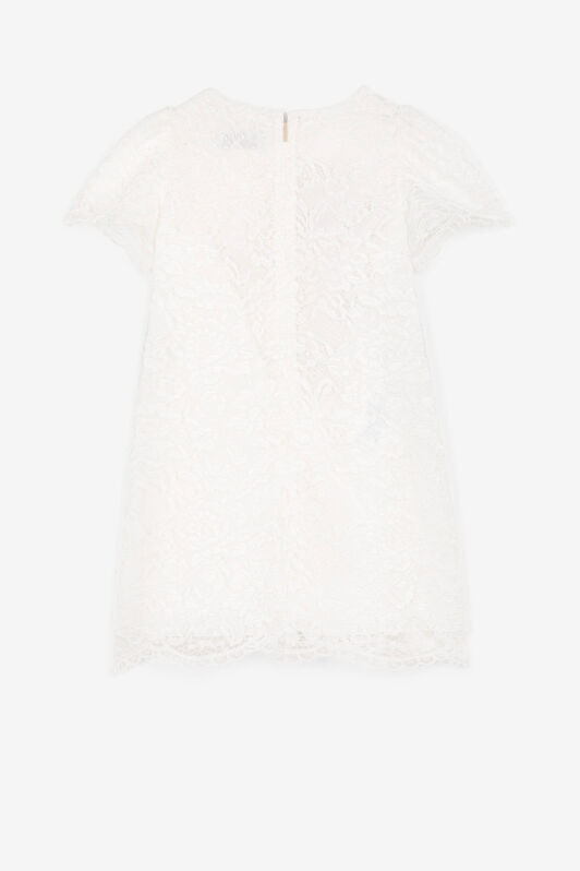 JU Embroidered lace dress JU Embroidered lace dress White QJT148-RP001