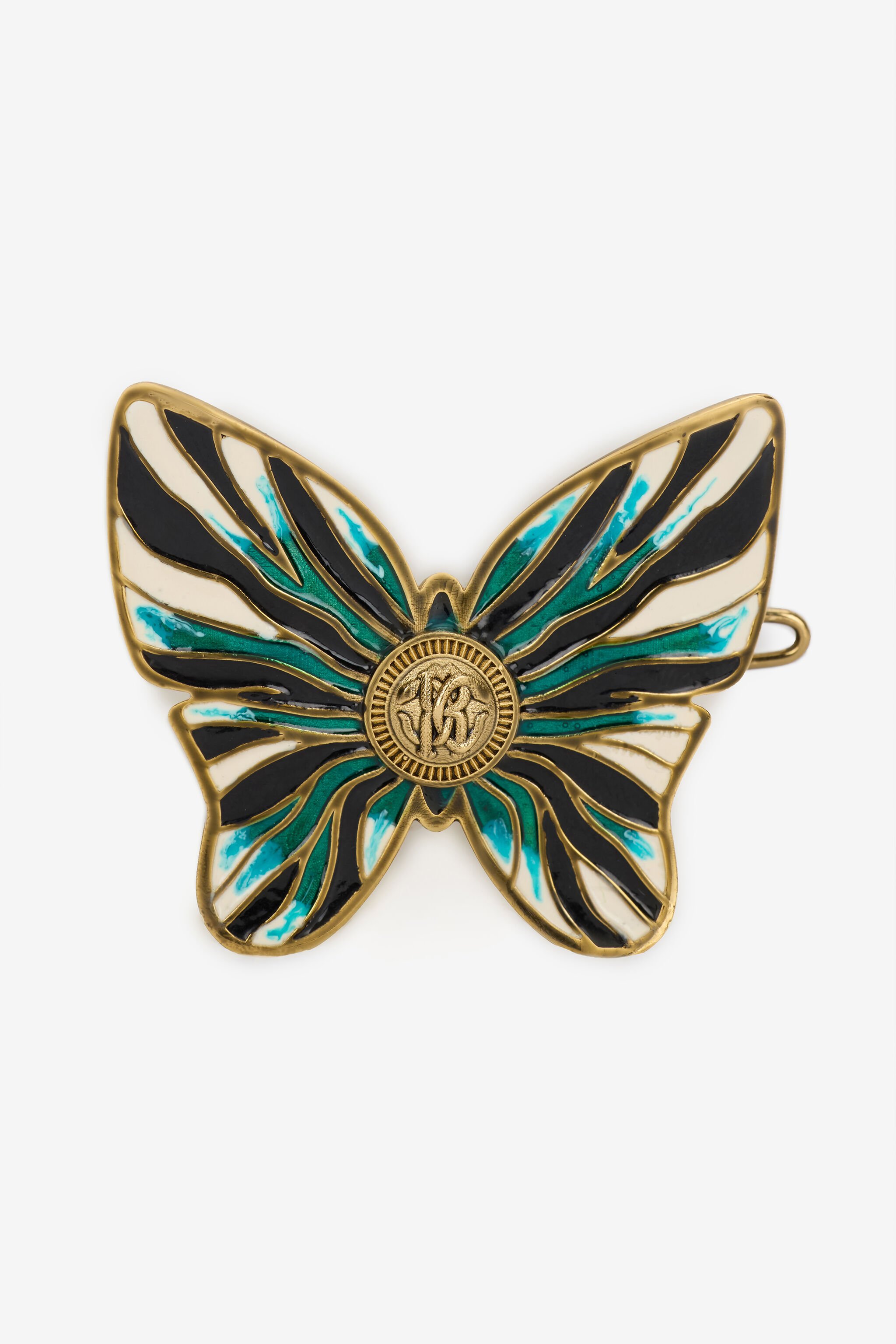 RC Pince À Cheveux Papillon Imprimé Ray Of Sea Bleu clair VKG003-AM021