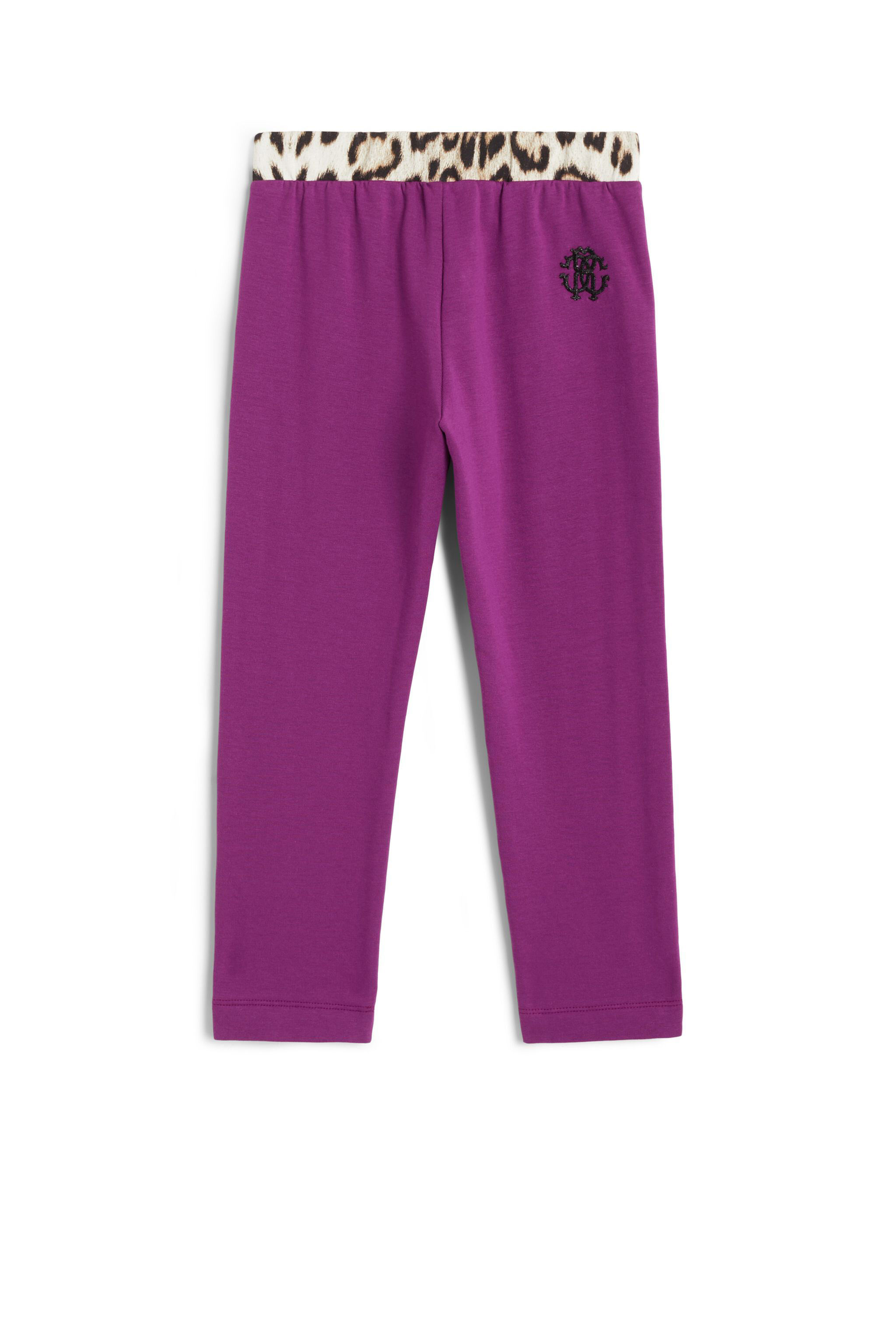 JU Animalier side stripe fleece pants VIOLET JJT208-CF027