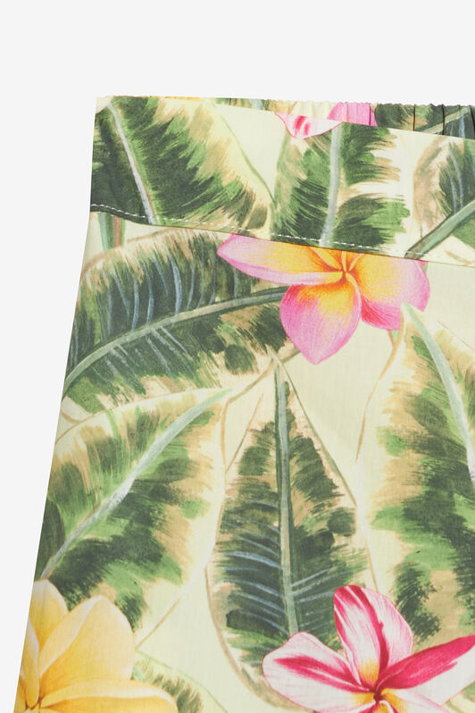 JU Pantaloni Con Stampa Fiori E Foglie JU Pantaloni Con Stampa Fiori E Foglie Verde chiaro UJT23G-7MO38