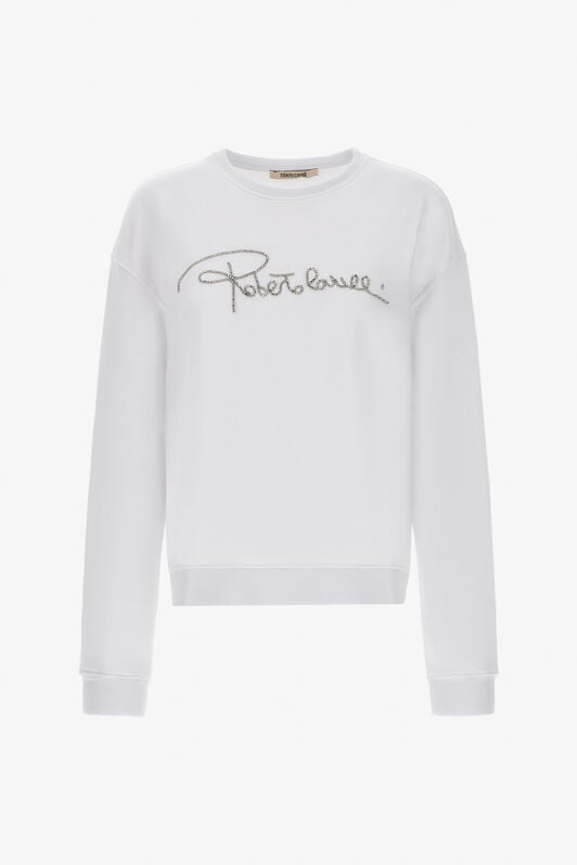 RC Sweatshirt with signature White NOT67C-CF052