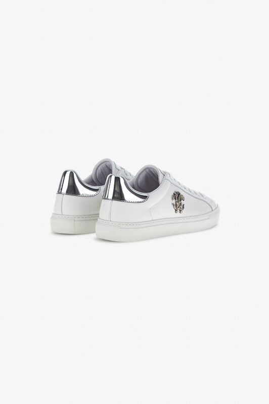 RC Sneakers with Monogram Mirror Snake White/Silver RRS009-PZB23