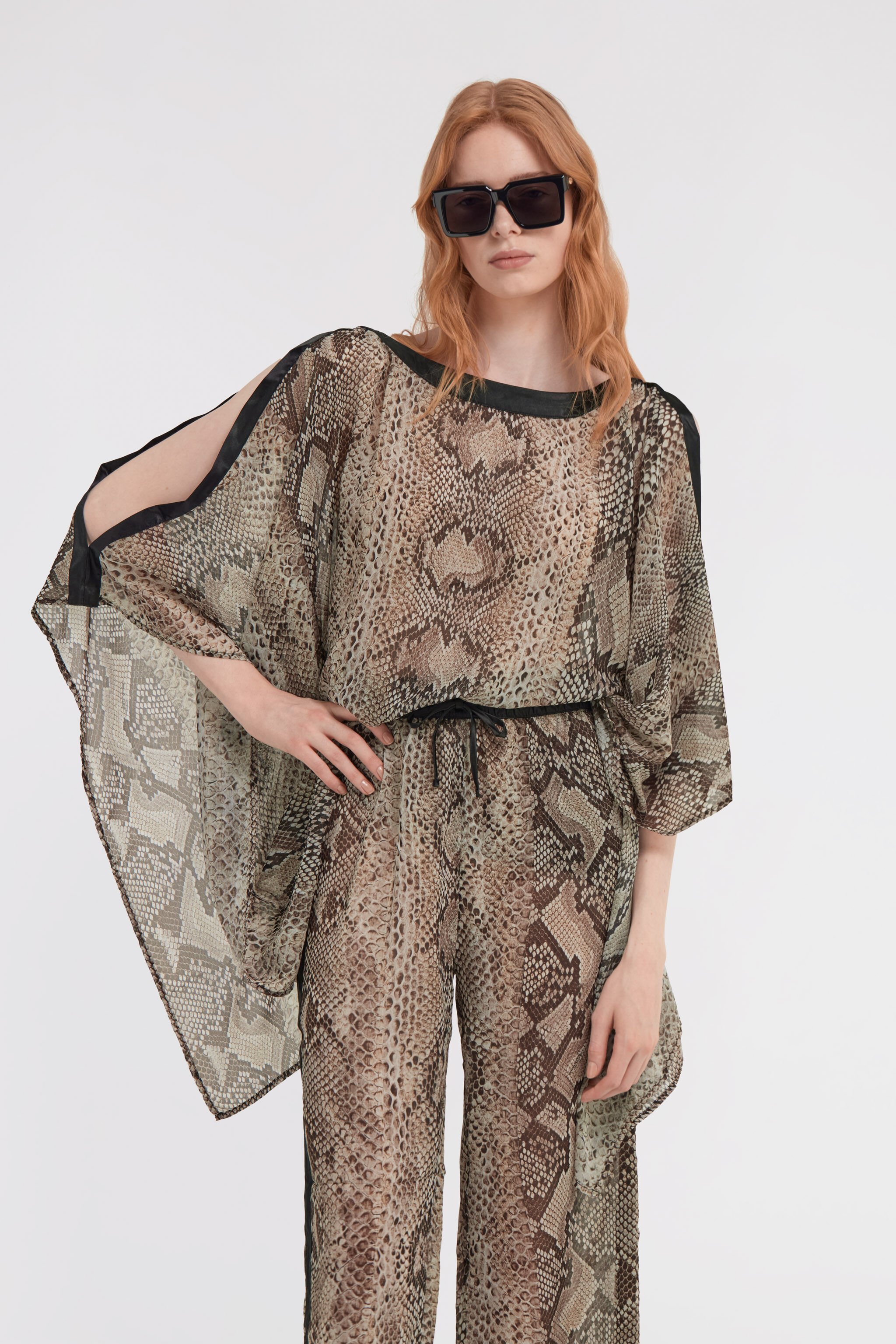 RC Snake print Kaftan PHYTON KSW00B-7GI18
