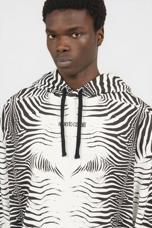 RC Zebra Print Sweatshirt WHITE/BLACK ZEBRA SOT66J-CF063