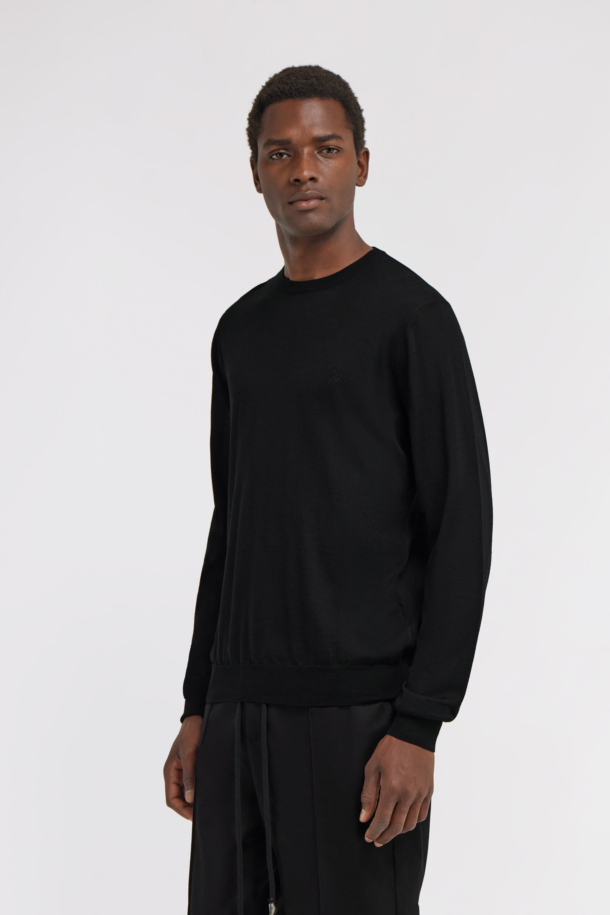 RC Maglione girocollo Nero SRM620-MA006