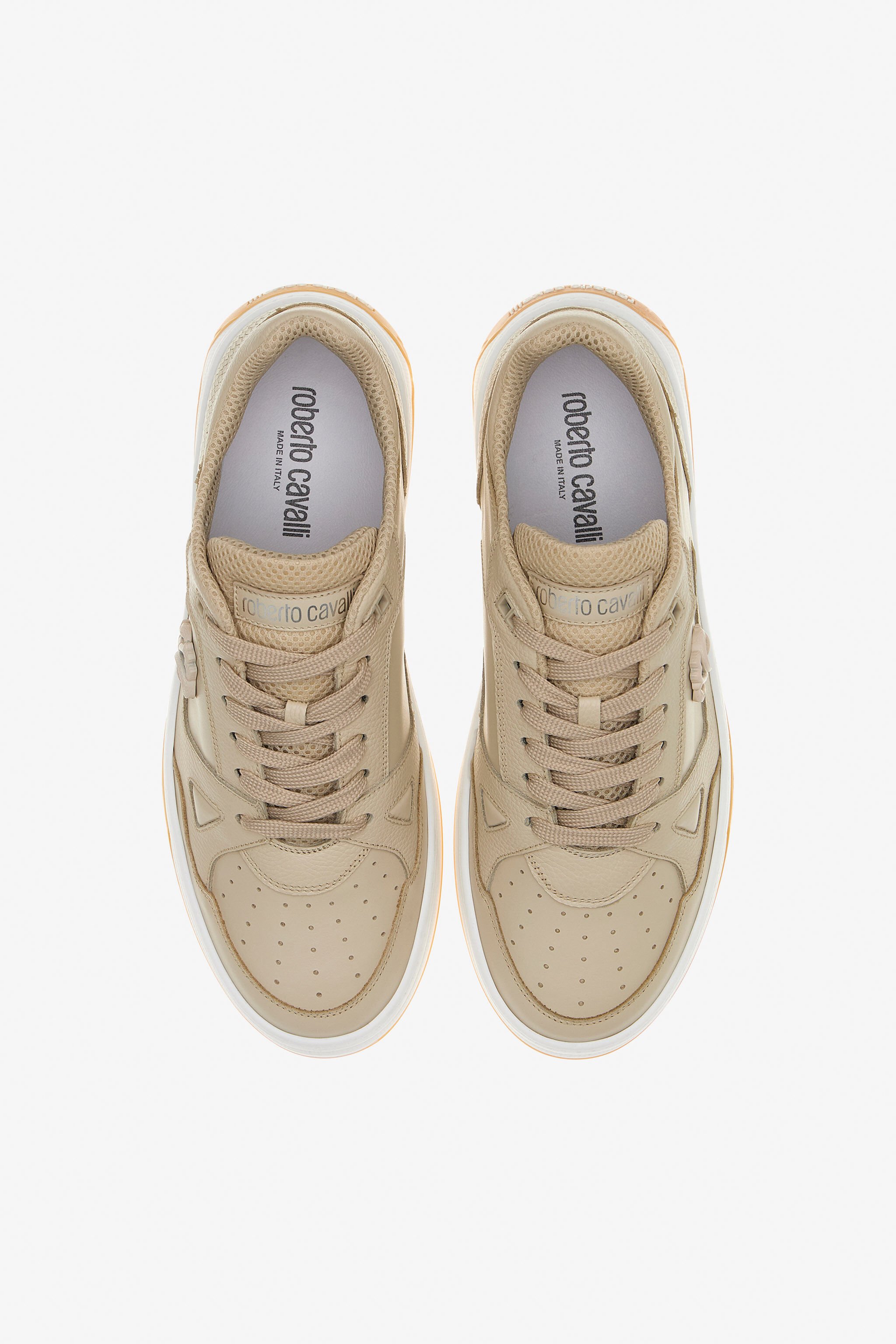 RC RC logo Sneakers Light Brown SRS045-PZA01