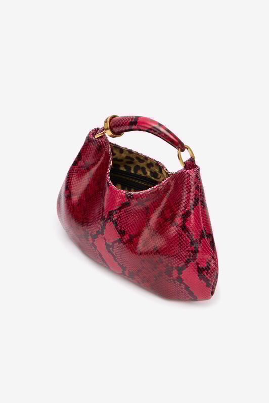 RC Bolso hobo estampado pitón RC Bolso hobo estampado pitón Fucsia TKB009-PZP02