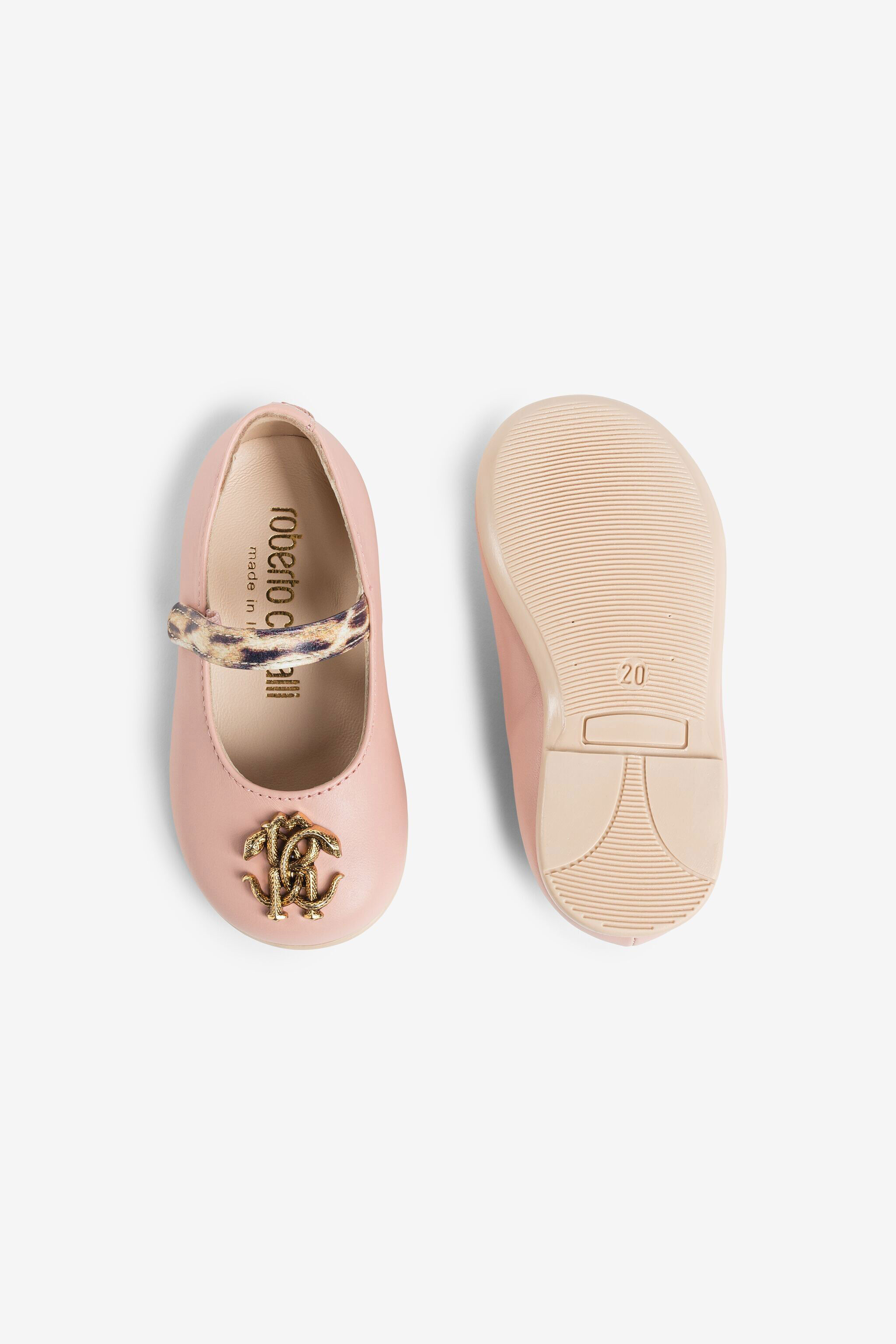 JU Mirror Snake Mary Jane Shoes Pink PJT896-JFF13