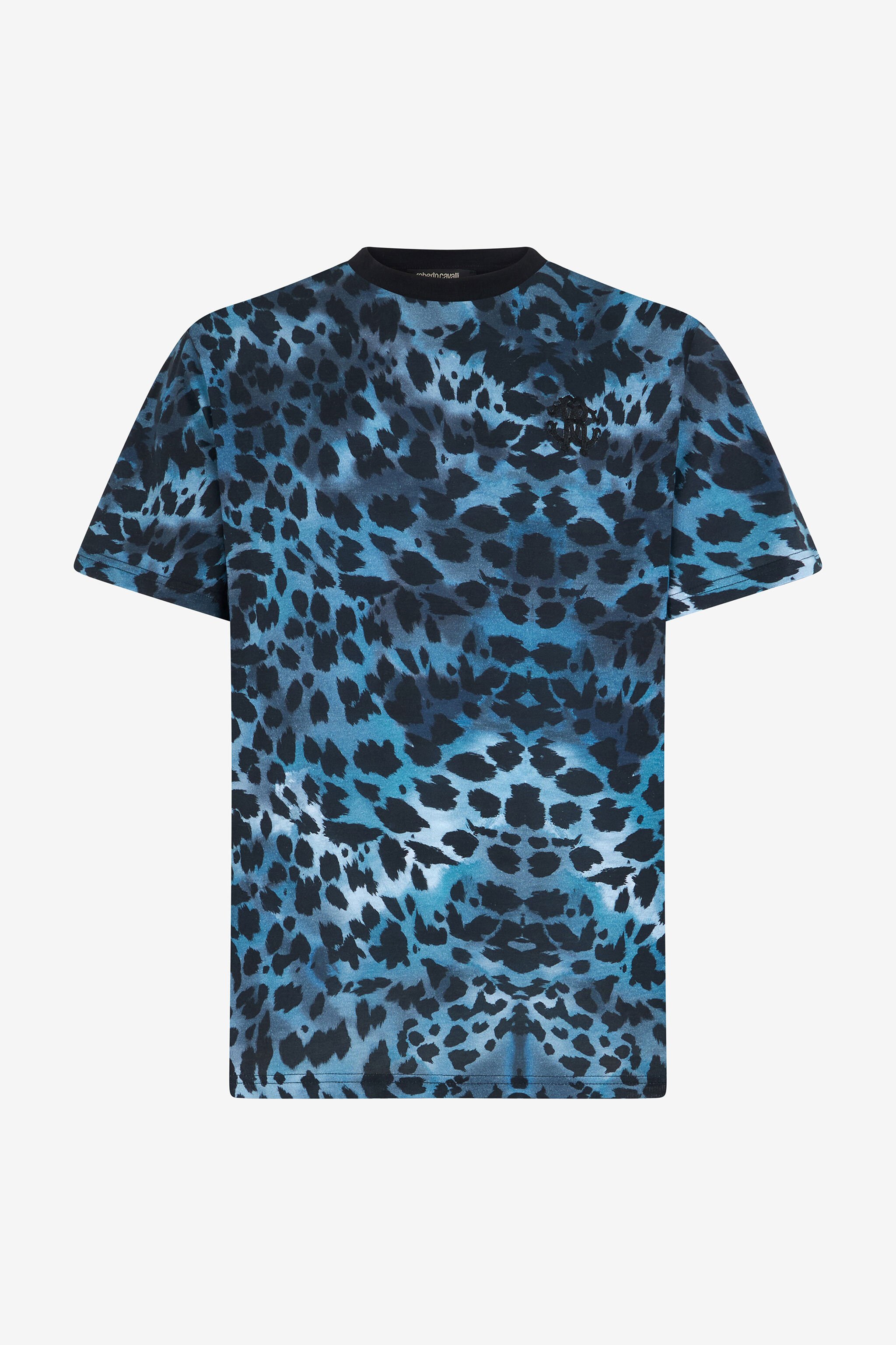 RC Jaguar Skin print T-shirt BLUE OOT60J-JFO63