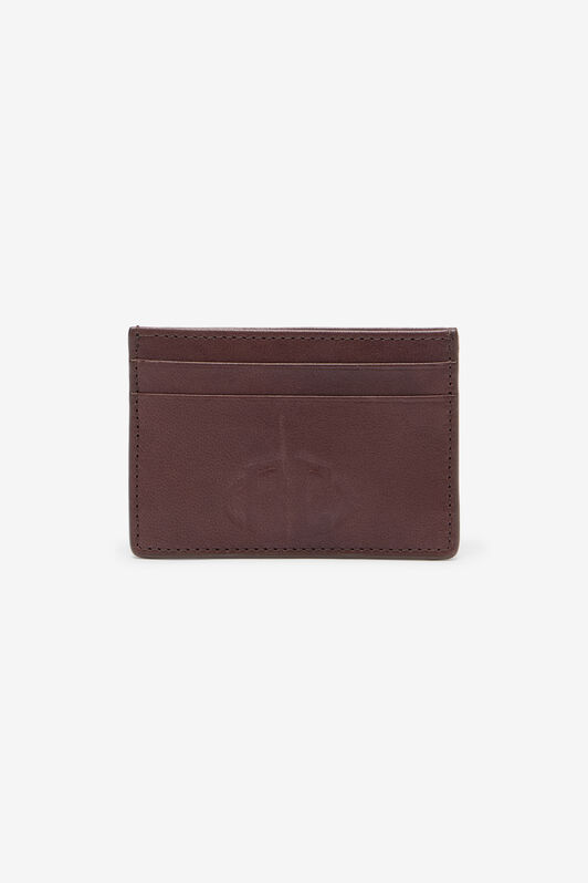 RC Flat Cardholder in Vintage Leather Brown VRA004-PGB00