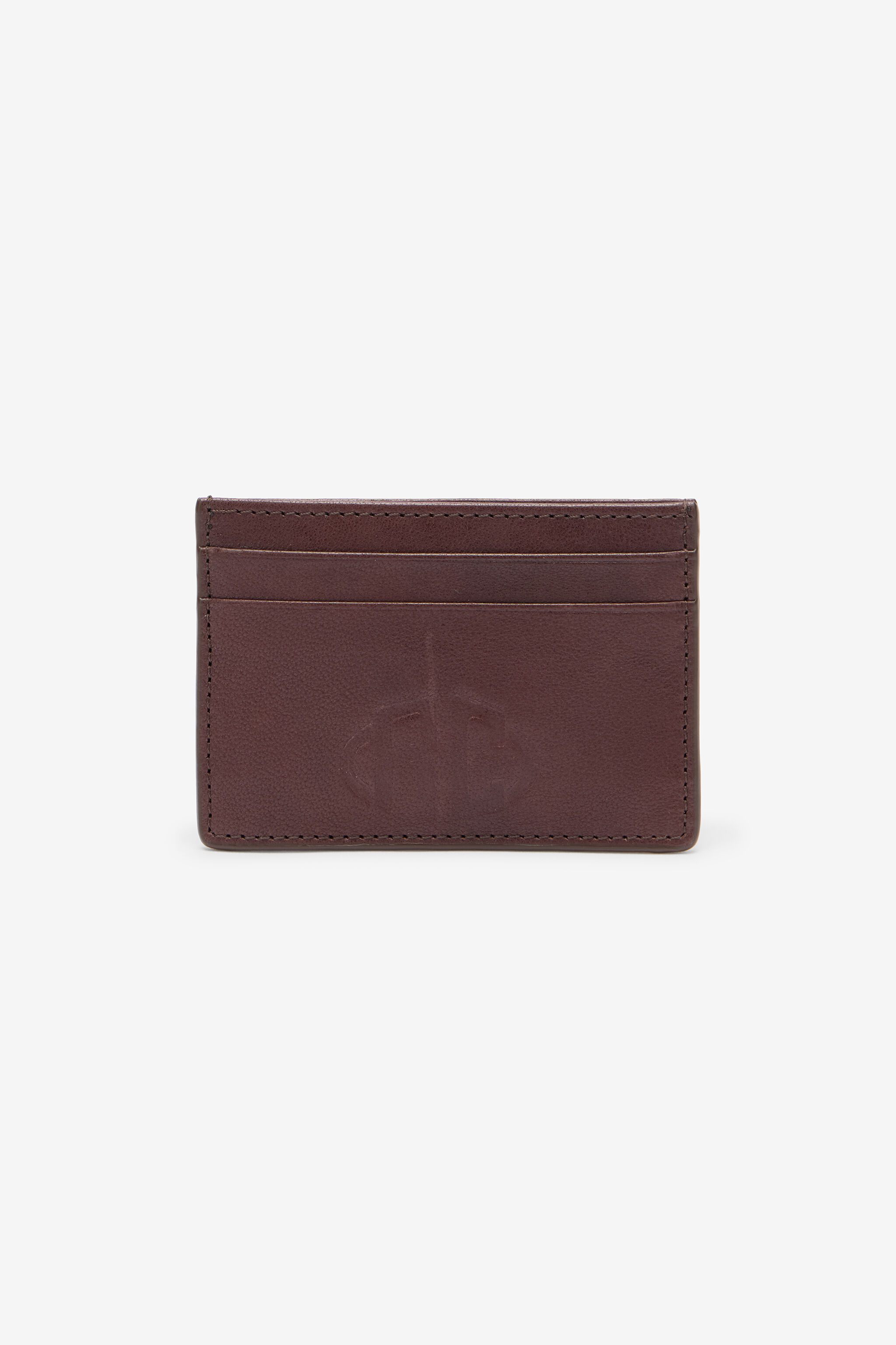 RC Flat Cardholder in Vintage Leather Brown VRA004-PGB00