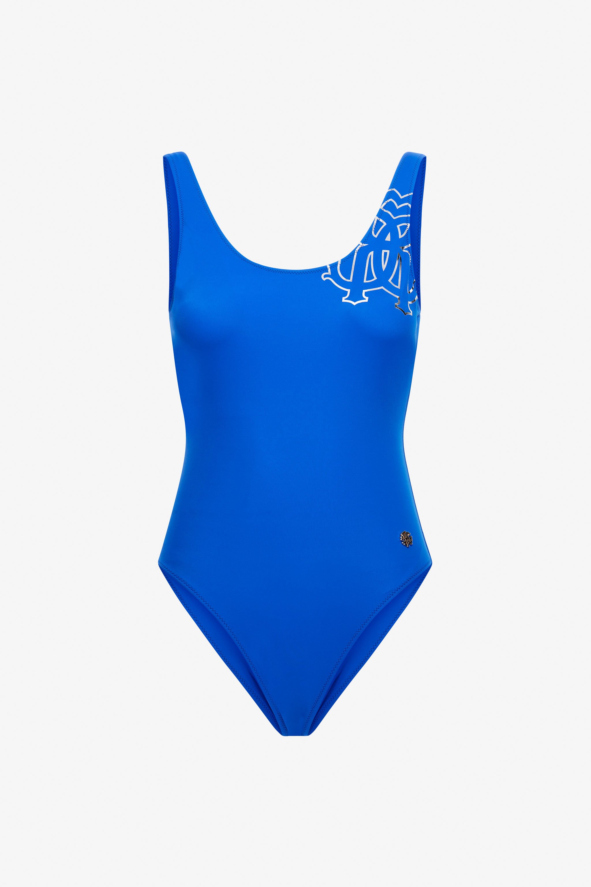 RC RC Monogram-Print Swimsuit BLUE KSW01W-LL002