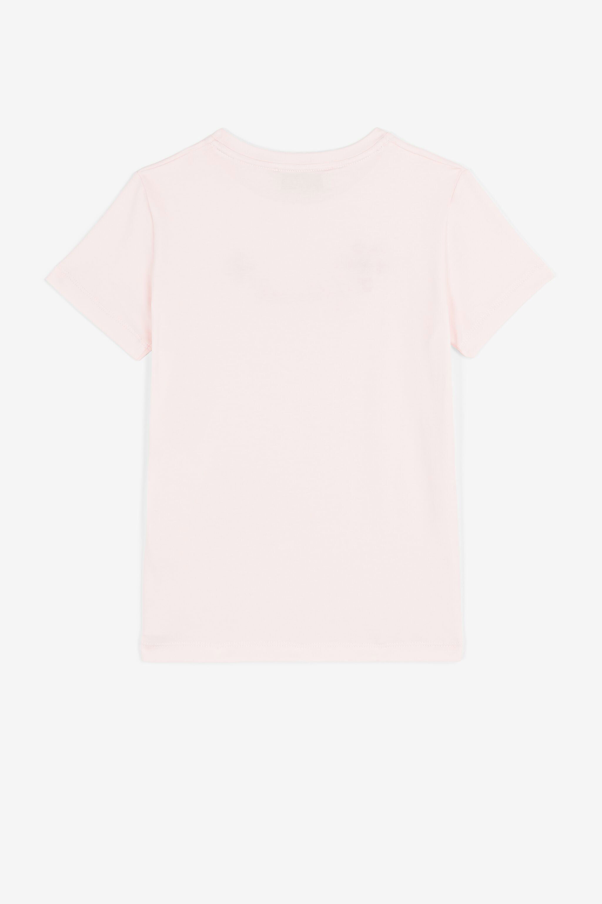 JU T-shirt en coton à logo imprimé Baby pink QJT666-JV025