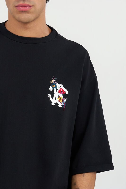 RC Oversize-T-Shirt BLACK WNT62B-JD060