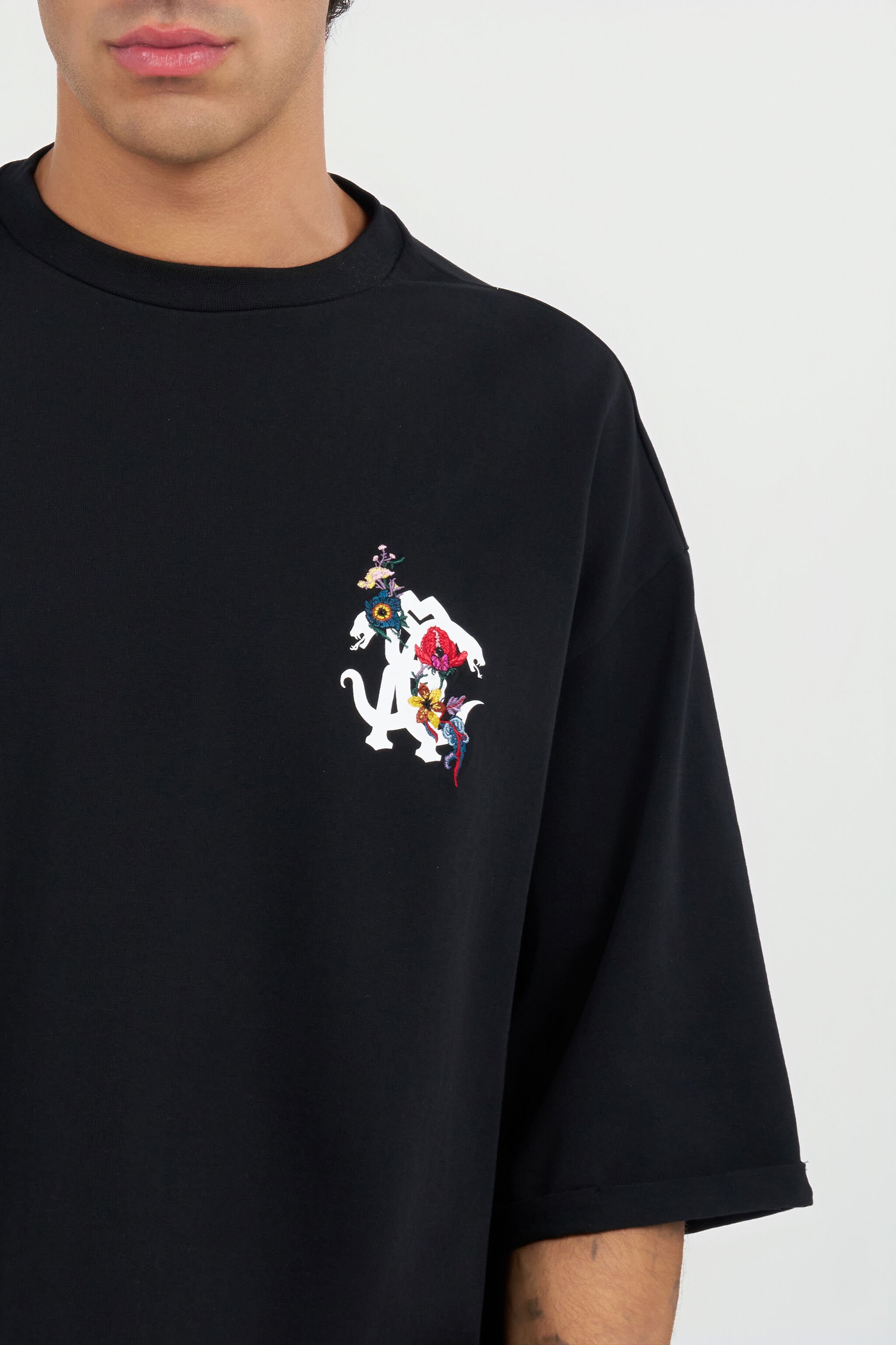 RC Oversize-T-Shirt BLACK WNT62B-JD060