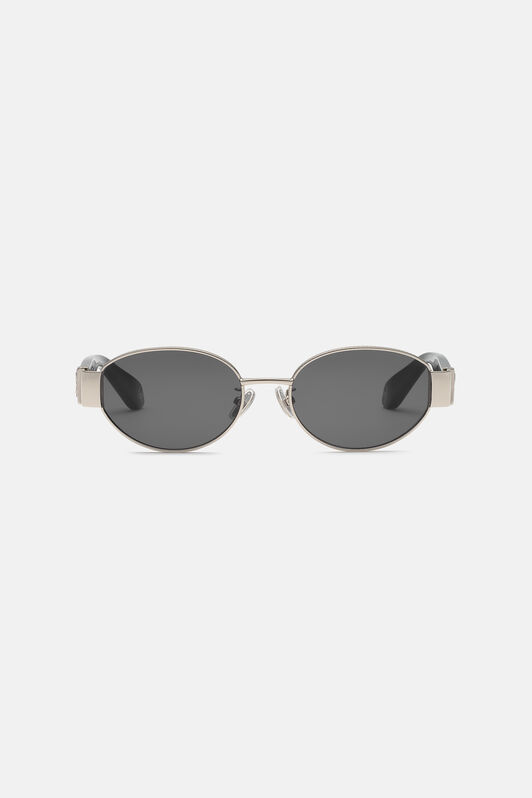 RC Sunglasses with snakeskin effect metal trim SHINY FULL PALLADIUM UALD36-ID233