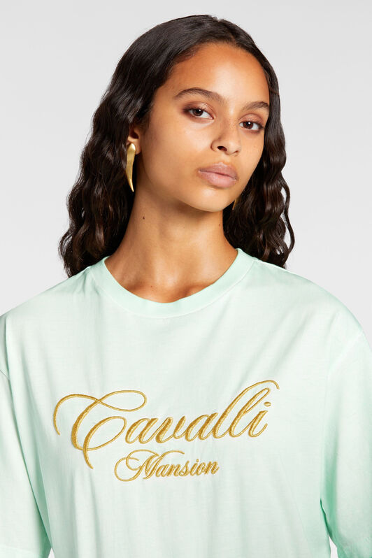 RC Logo-Embroidered Cotton T-Shirt RC Logo-Embroidered Cotton T-Shirt Light green OKT61A-JD061