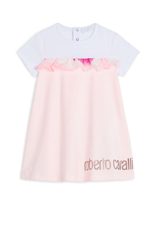 JU Dress BABY PINK/WHITE KJT159-JV025