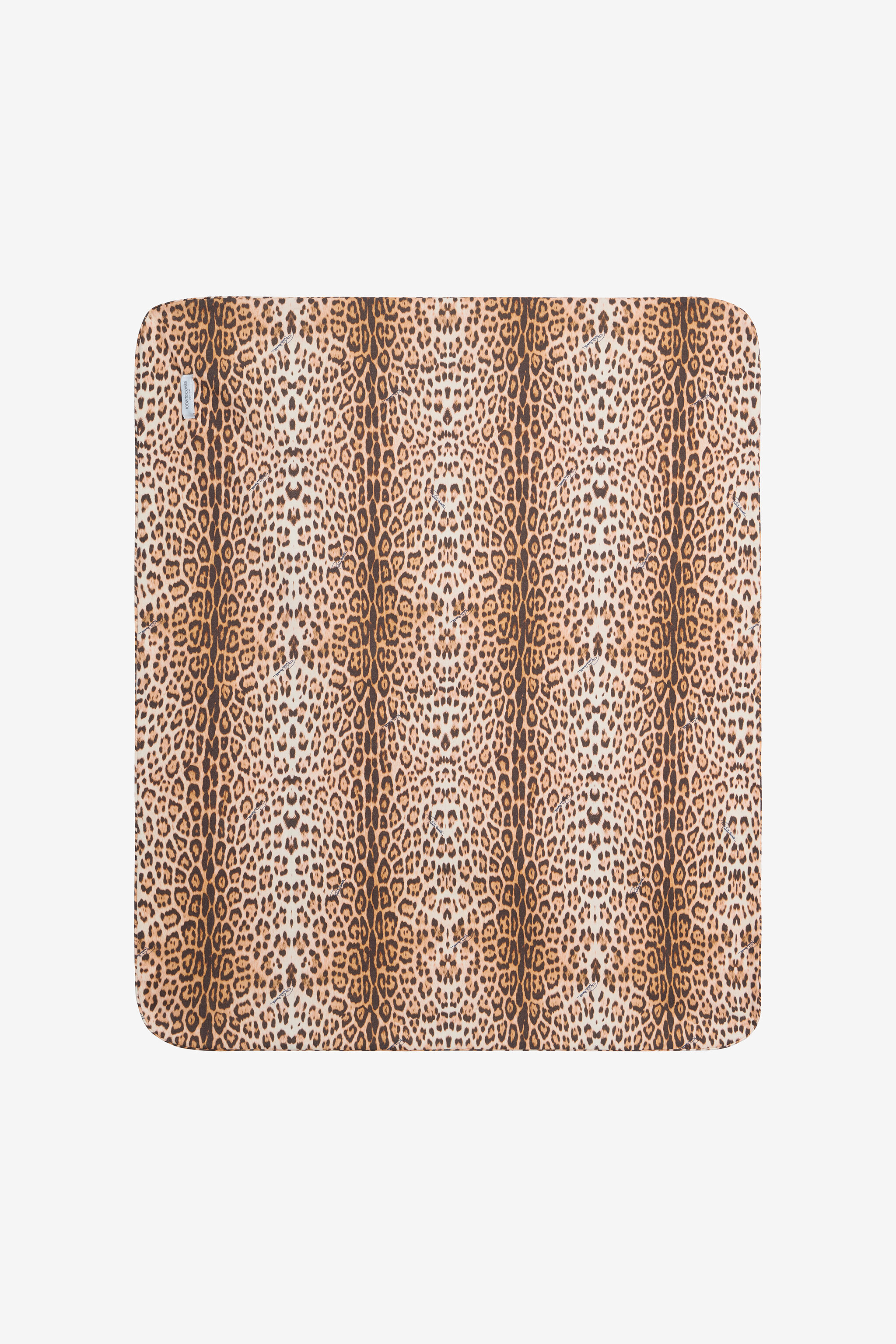 JU Blanket with Jaguar Skin Print NATURAL VJT802-JD001
