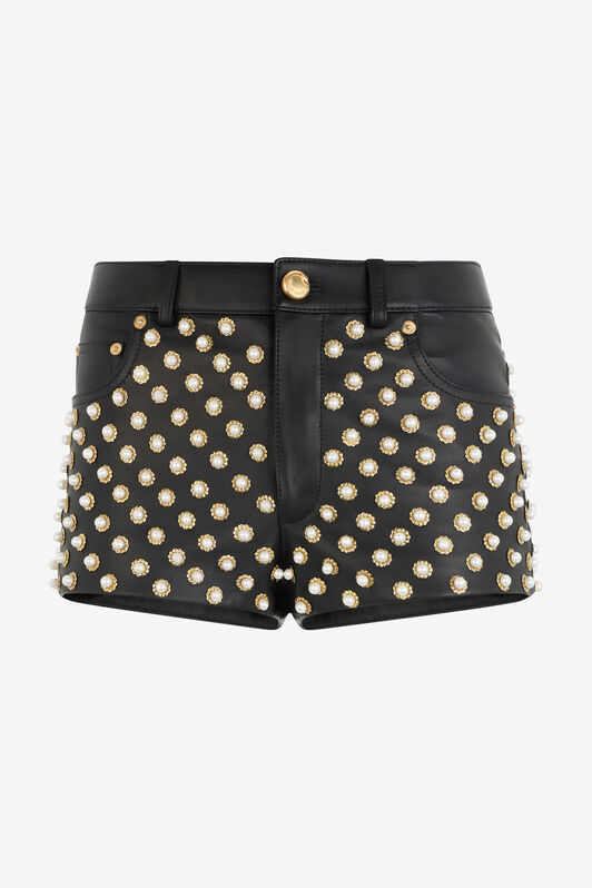 RC Leather Shorts RC Leather Shorts BLACK WKP200-PN001