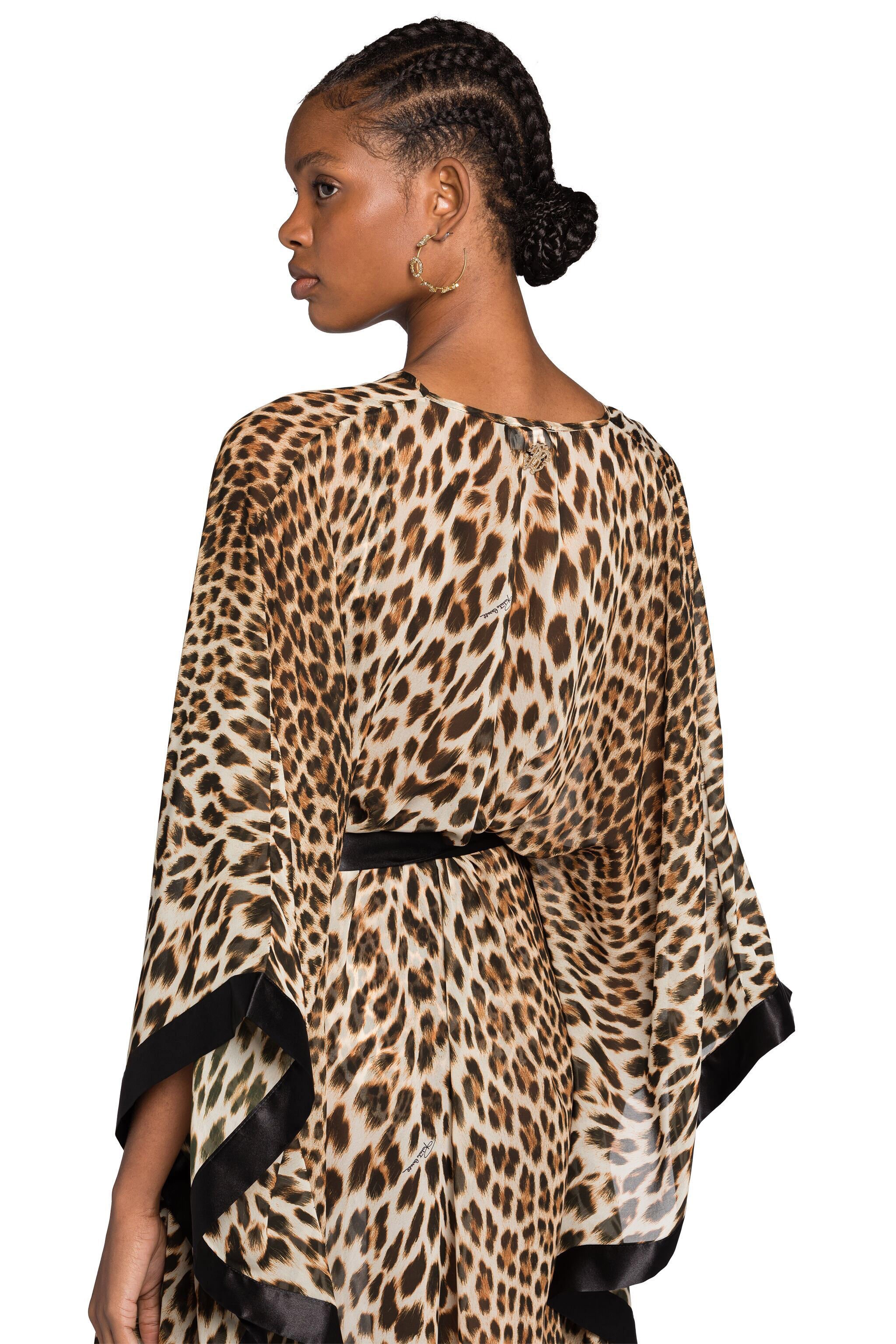 RC Leopard-Print Kaftan Dress CHEETAH KSW00A-7GI17