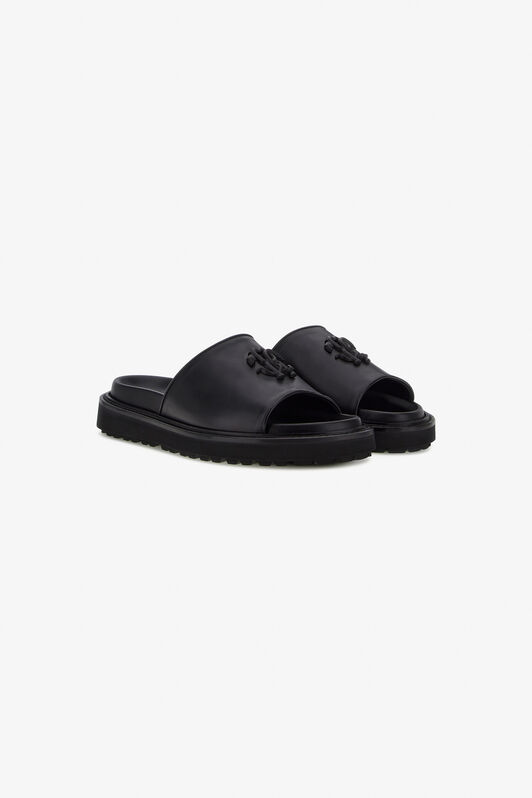 RC RC logo sandals Black SRS058-PZA90