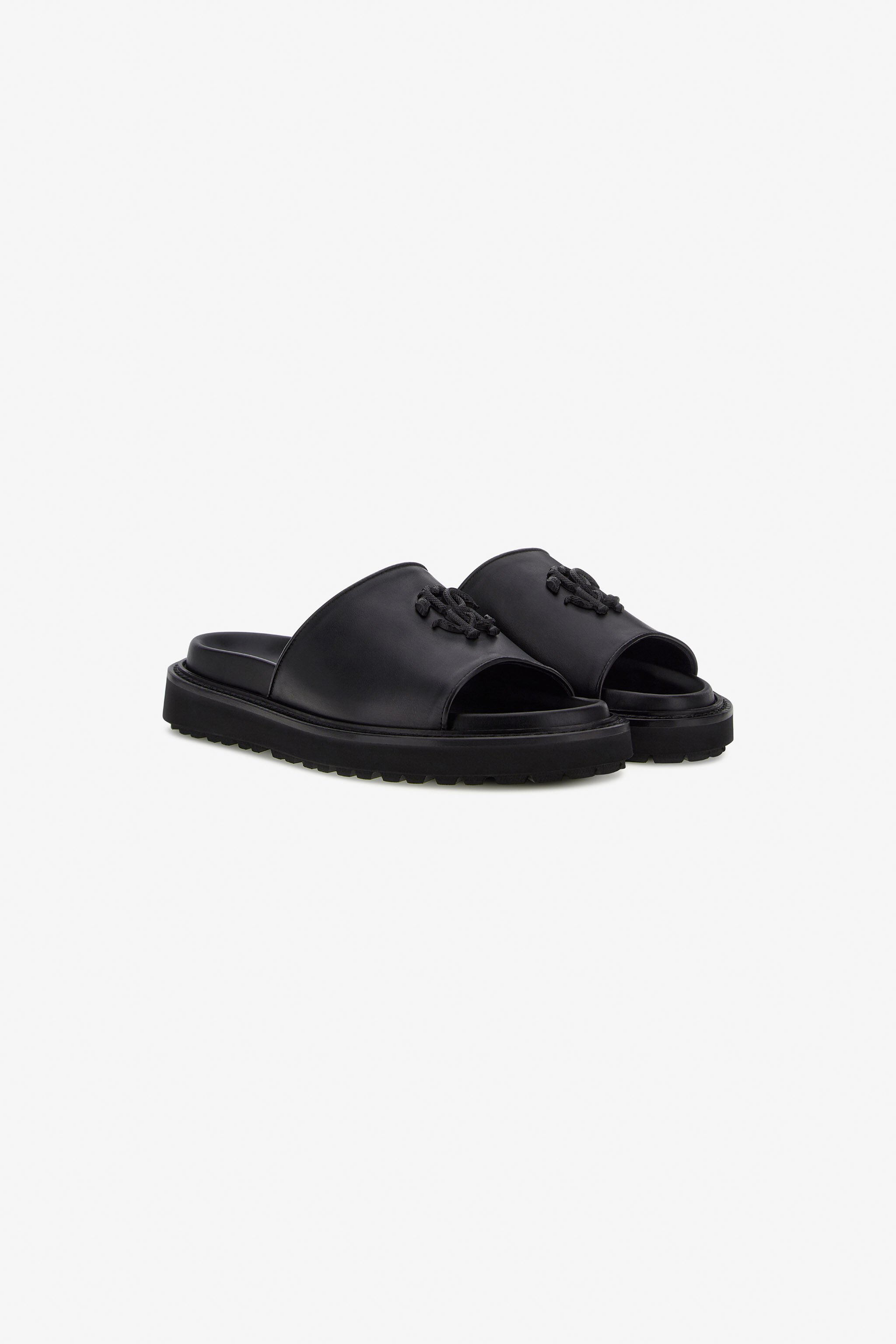 RC RC logo sandals Black SRS058-PZA90