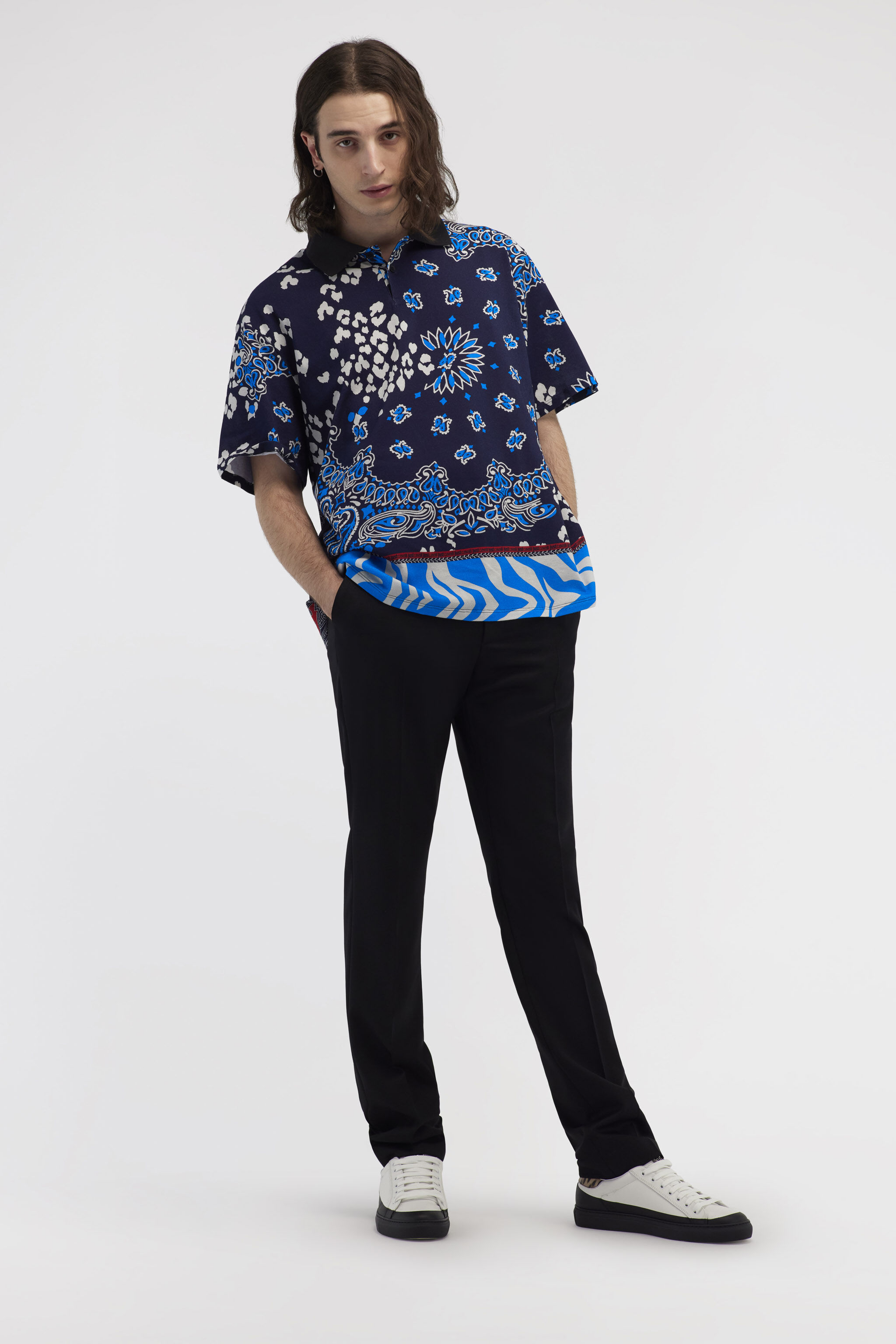 JC Polo shirt by Just Cavalli Blue RRT906-RR168