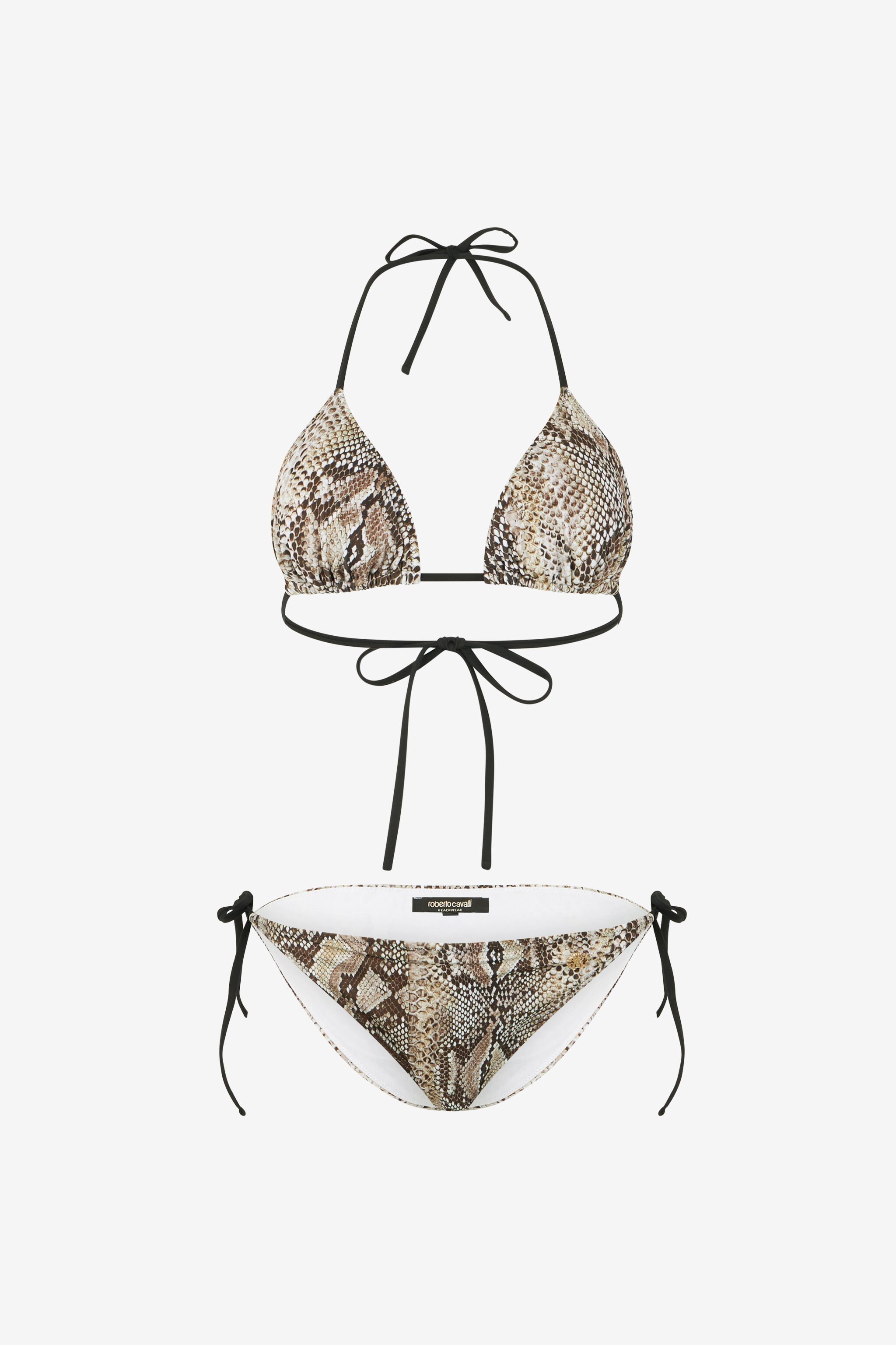 RC Snake-Print Bikini Light Brown KSW01A-HVI18