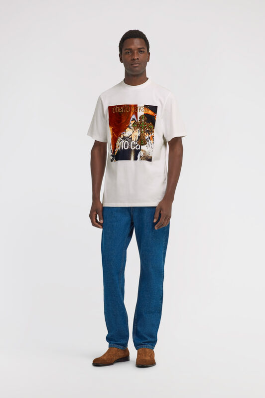 RC T-shirt with printed logo White TRT61E-JD060