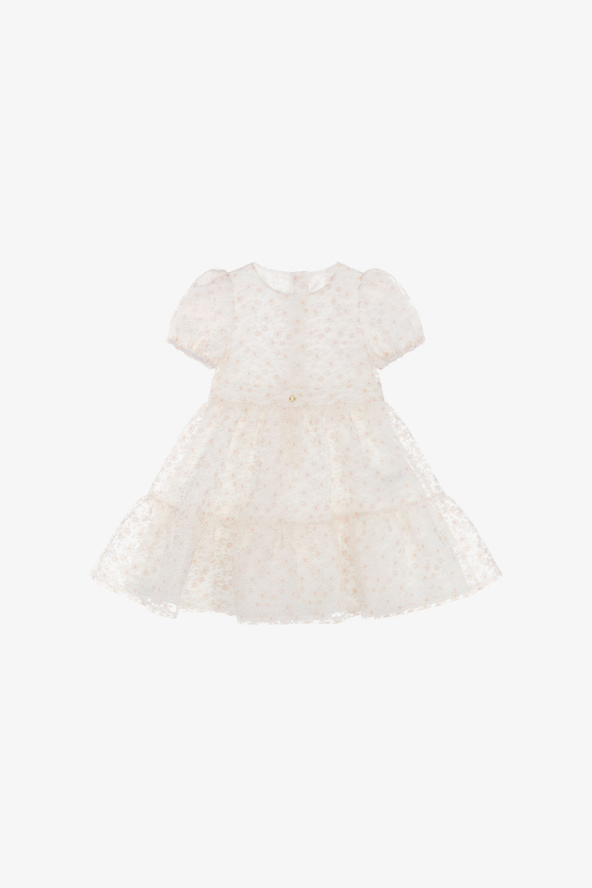 JU Printed Dress White SJT154-RT002
