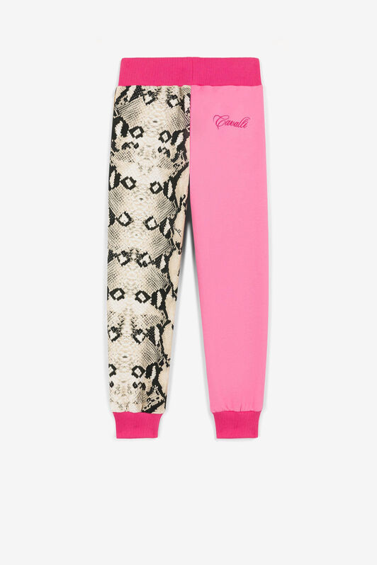 JU Python And Ocelot-Print Sweatpants JU Python And Ocelot-Print Sweatpants Fuchsia PJT218-5OE40