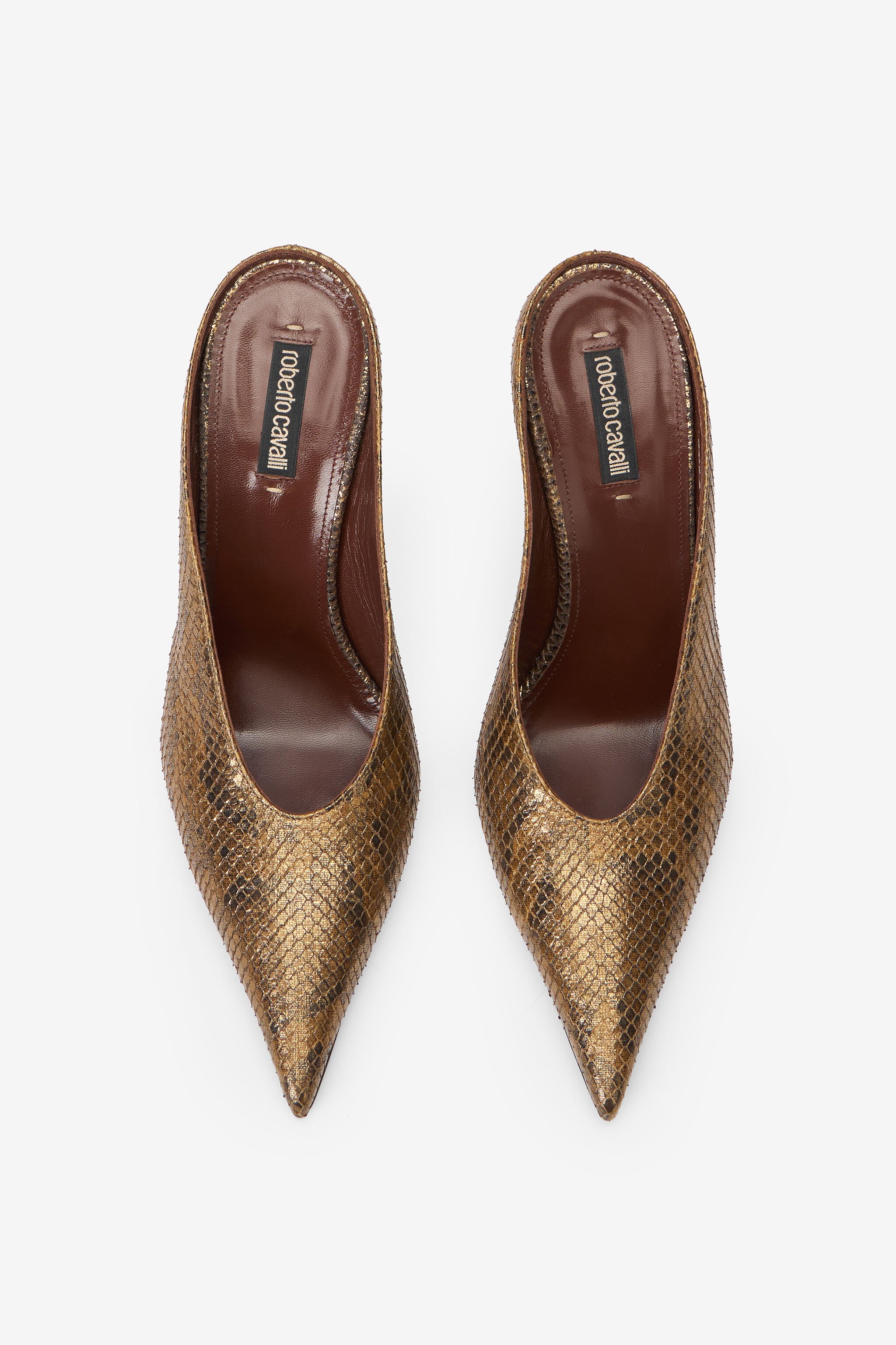 RC Mules mit goldenem Python- und Schlangenmotiv GOLD WWS007-UC065