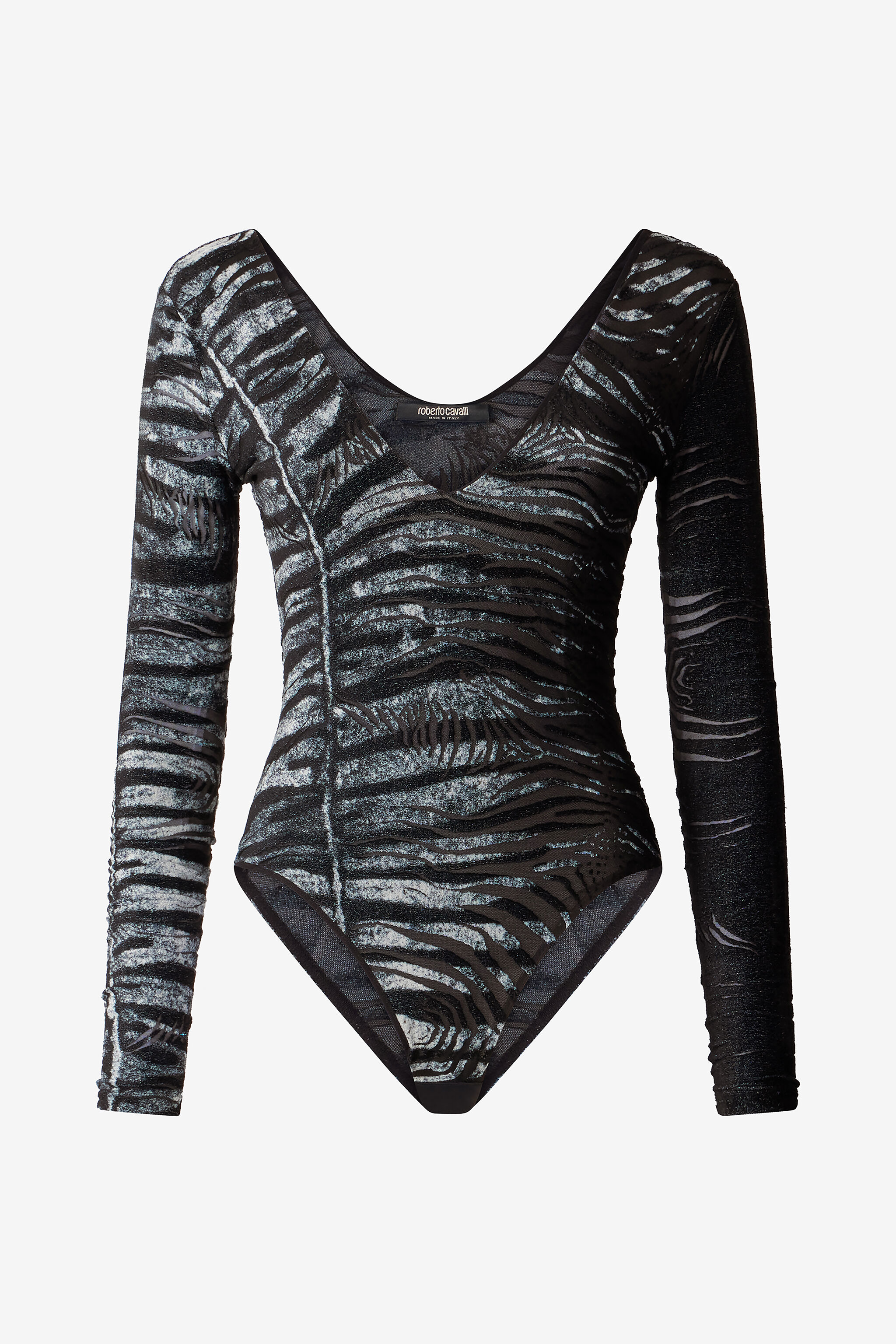 RC Bodi Con Motivo Zebra Y Tiger Skin Negro/Blanco UKT609-CPN50
