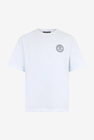 RC White T-Shirt with RC Monogram WHITE QOT62B-JD060