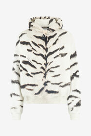 ${brand} Felpa da donna con stampa Tigresse Bianca OGAT X Roberto Cavalli ${colorDescription} ${masterID}