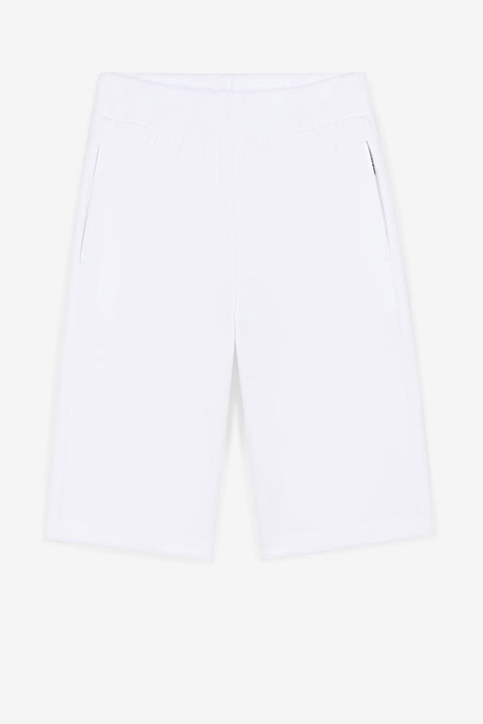 JU Logo-Embroidered Shorts JU Logo-Embroidered Shorts OPTICAL WHITE QJT242-CF050