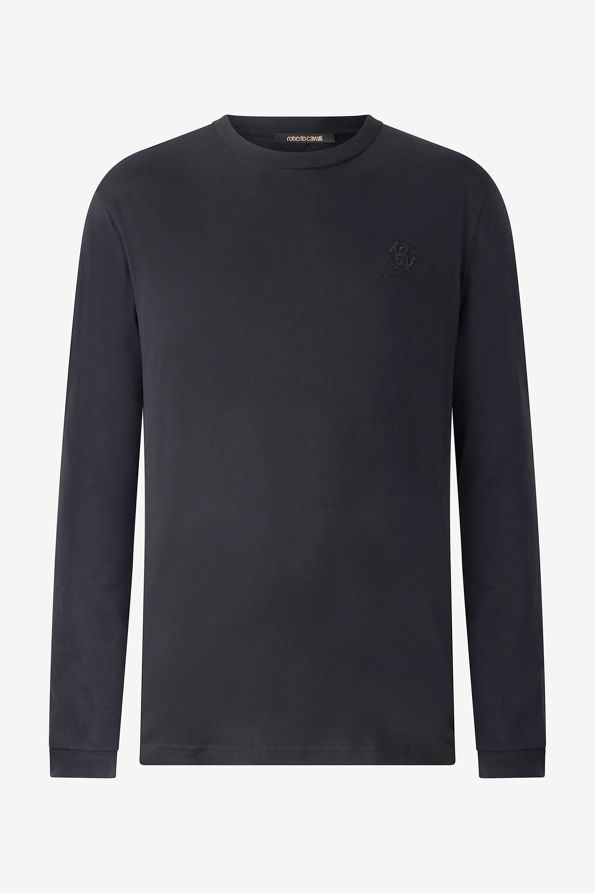 RC Long-Sleeved T-Shirt With RC Monogram Black POT61A-JD060